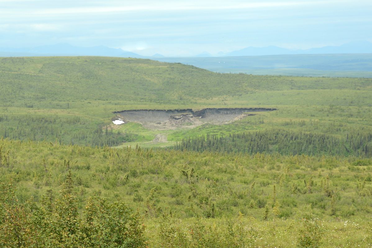 09B Permafrost Erosion From The Dempster Highway On Day Tour From Inuvik To Arctic Circle